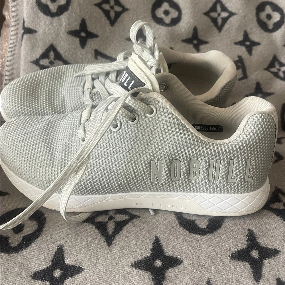 NOBULL Light Gray Knit Trainer Sneakers - Picture 5 of 10